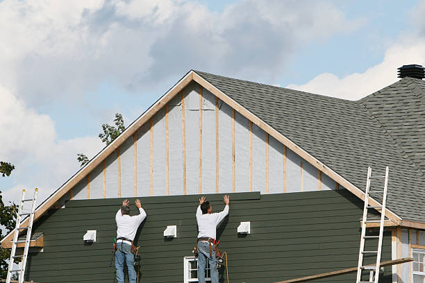 Professional Emergency Siding Repair technician working in Coal Center, PA